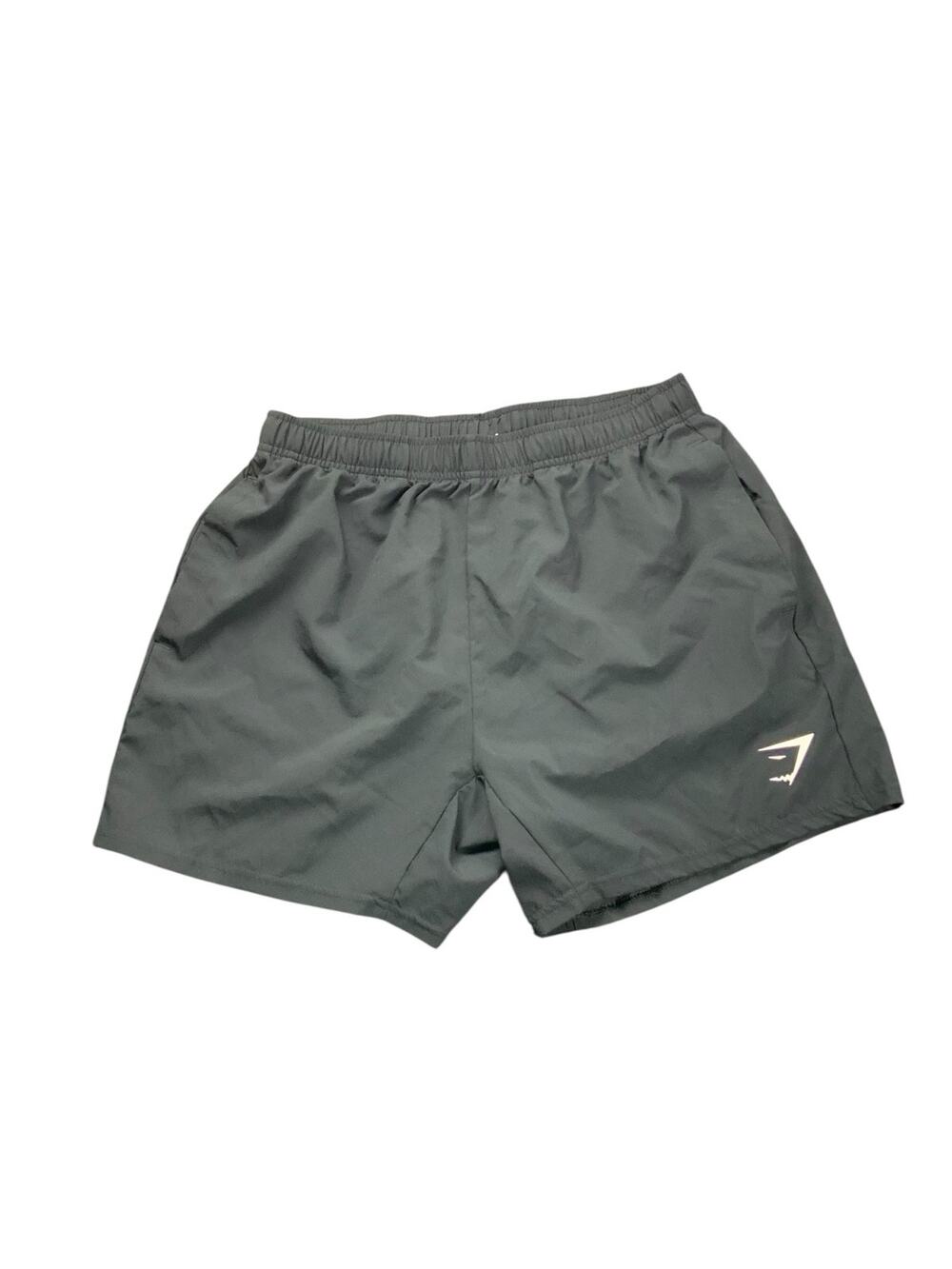 Gymshark Men’s Black Sport Swim Shorts Medium Quick Dry Lined Athletic Logo